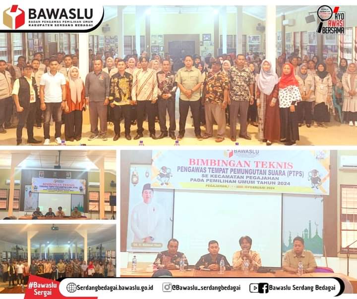 Dokumen diambil saat pelaksanaan BIMTEK PTPS se-Kecamatan Pegajahan, Jum'at (9/2/2024).