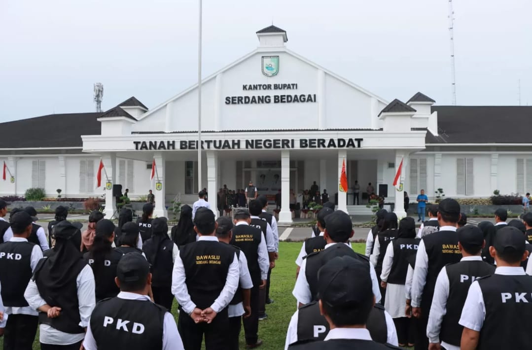Kegiatan Apel Siaga Pengawasan Kampanye Pemilu 2024