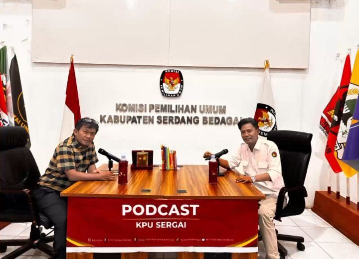 foto podcast bersama kpu