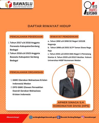 Riwayat Kordiv Sengketa