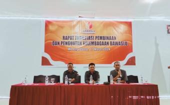 Dokumentasi diaambil saat Bawaslu Sergai Gelar Rapat Koordinasi Fasilitasi Pembinaan dan Penguatan Kelembagaan