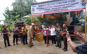 Peresmian Kampung Pengawasan Partisipatif
