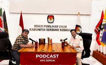 foto podcast bersama kpu
